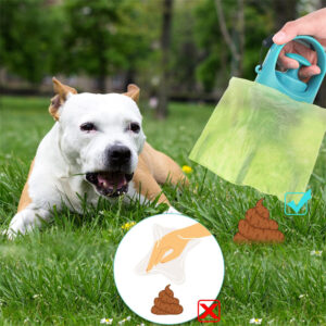 Dog Pooper Scooper with Built-In Poop Bag Dispenser - Image 9