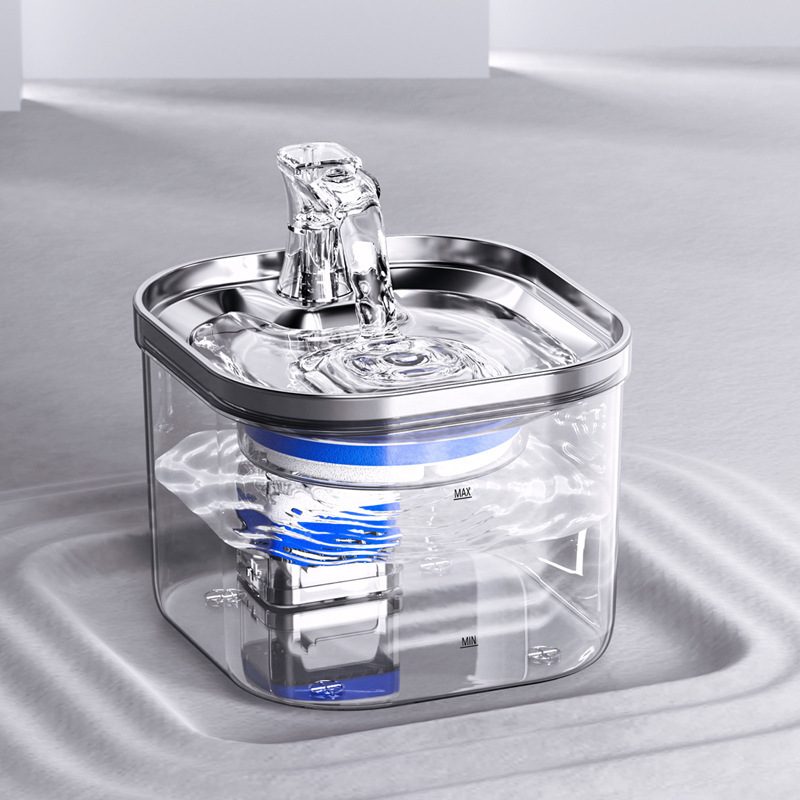 Pet Water Fountain, Automatic Stainless Steel - Image 2