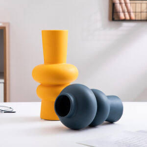 Nordic ceramic vase for living room decor - MoraDecor