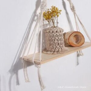 Tapestry Wall Hanging, Hand-Woven Wall Decoration Rack - Image 5