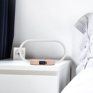 Touch Control Bedside Lamp with Wireless Charging - Image 5
