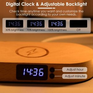 Touch Control Bedside Lamp with Wireless Charging - Image 6
