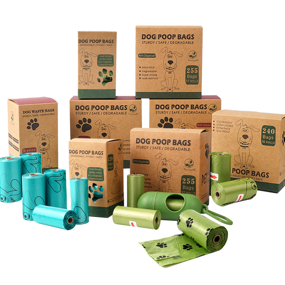 Biodegradable dog waste bags, thickened poop bags - MoraDecor