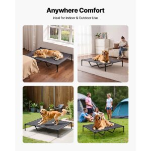 Heavy Duty Dog Cot, Steel Frame Elevated Bed XL, Grey - Image 10