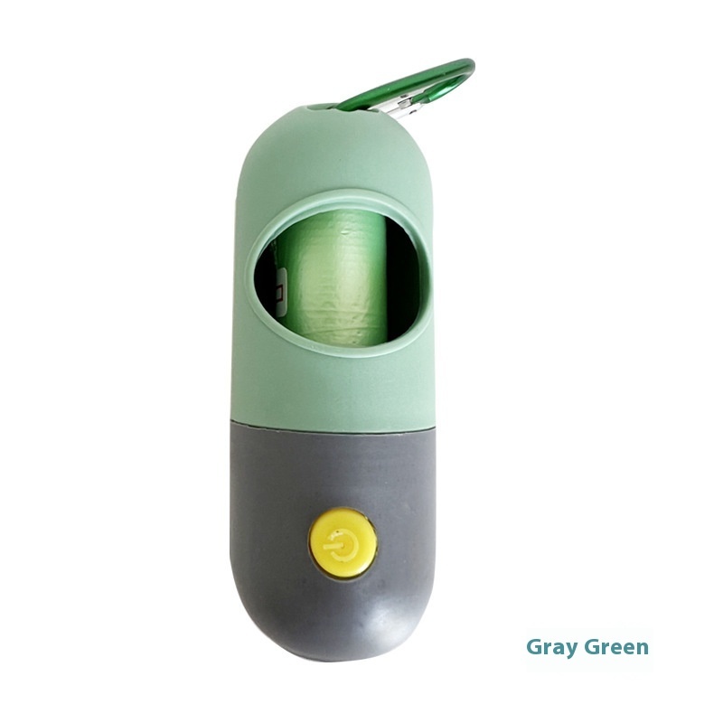 Dog Poop Bag Dispenser with LED Light, Waste Bag Holder - Image 8