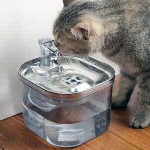 Pet Water Fountain, Automatic Stainless Steel - Image 6