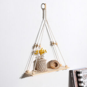Tapestry Wall Hanging, Hand-Woven Wall Decoration Rack - Image 4